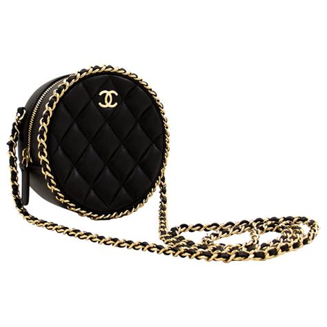 chanel mini circle chain bag|chanel small chain bag.